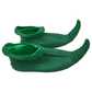 ELF SHOES Christmas Costume Elves Latex Dress Up Party Xmas St Patricks Day Boots - Green