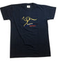 Adult Australian Kangaroo T Shirt Australia Day 100% Cotton Souvenir Tee Top - Navy - XL