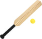 Kids Soft Foam Sturdy Cricket Bat & Ball Set 58cm Backyard Beach Sports Toy Kit