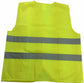 Hi Vis Safety VEST Reflective Tape Workwear Yellow ONE SIZE Night & Day Use