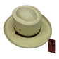 DENTS Paper Straw Hat Wide Brim Sun Beach Gold Cap Summer Natural Protection - Small/Medium