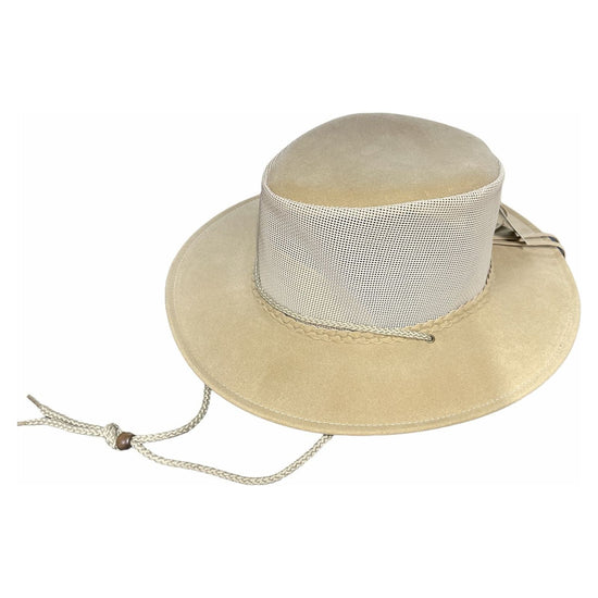 Dents Cooler Western Wide Brim Hat Sun Summer Outback Breathable - Stone - Small