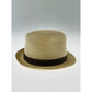 Dents Mens Straw Hat Toyo Trilby Fedora Summer Sun Stingy Brim  - Natural/Brown - L/XL