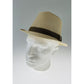 Dents Mens Straw Hat Toyo Trilby Fedora Summer Sun Stingy Brim  - Natural/Brown - L/XL