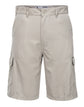HUSKI Cargo Shorts Mens Cascade Microfibre Flexi Fit Short Army Military 515206 - Bone - 4XL (112cm Waist)