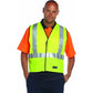 HUSKI Hi Vis Patrol Vest 3M Reflective Tape Safety Workwear High Visibility - Yellow - XL