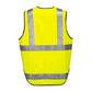 HUSKI Hi Vis Patrol Vest 3M Reflective Tape Safety Workwear High Visibility - Yellow - XL