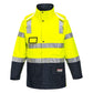 HUSKI Transit Hi Vis Waterproof Jacket Industrial Workwear Reflective UPF 50+ - Yellow - 3XL (117cm)