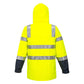 HUSKI Transit Hi Vis Waterproof Jacket Industrial Workwear Reflective UPF 50+ - Yellow - 3XL (117cm)