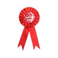 I Love You Ribbon Badge Award Fun Rosette Fancy Dress Party Romantic - Red