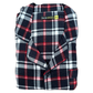 Mens Plus Size Flannelette Pyjamas 100% Cotton PJs Set Top Pants in Red Check - 4XL