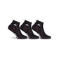 Kappa Mens Ankle Socks - Black - 1 Pack of 3 - EU 39-41