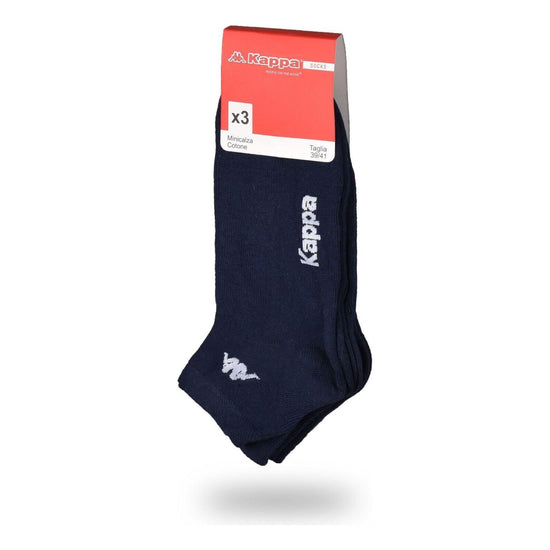 Kappa Mens Ankle Socks - Navy - 1 Pack of 3 - EU 42-44