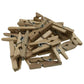 200pc Set Mini Wooden Pegs Craft Scrapbook Shower Clothes Pin 25mm