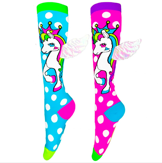 MADMIA Flying Unicorn Toddler Long Knee High Socks - Girl&
