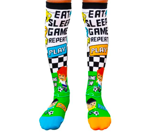 Video Game Toddler Long Knee High Socks - Boy&