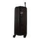 Pierre Cardin Inspired Milleni Checked Luggage Bag Travel Carry On Suitcase 75cm (124L) - Black