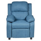 Erika Blue Kids Recliner Sofa Chair Blue Lounge Couch Armchair Childrens