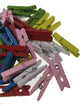 600pcs MINI WOODEN PEGS Natural Craft Baby Shower Clothes Pin Scrapbook 35mm