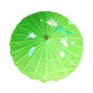 PARASOL UMBRELLA Chinese Japanese Bamboo Flower Pattern Fabric 80cm Diameter - Light Green