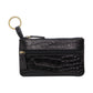 Pierre Cardin Ladies Womens Genuine Leather RFID Coin Purse Wallet - Black (Croc)