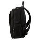 30L Pierre Cardin Large Padded Backpack Bag w Laptop Sleeve Travel Luggage - Black