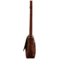 Pierre Cardin Rustic Leather Bag Computer Messenger Business Travel - Chestnut