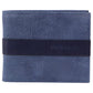 Pierre Cardin Mens Rustic Leather Bi-Fold Business Card Holder/Wallet - Navy