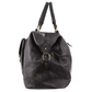 Pierre Cardin Mens Leather Business Overnight Bag Luggage Duffle Weekend Travel - Black