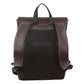 Pierre Cardin Premium Leather Backpack Travel Bag Satchel - Brown