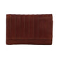 Pierre Cardin Stich Design Leather Ladies Large Tri-Fold Wallet in Tan Brown