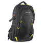 Pierre Cardin Mens Nylon Adventure Travel & Sport Large Backpack Bag in Grey/Black