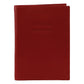 Pierre Cardin Slim Leather Passport Wallet Holder RFID Case Cover - Red