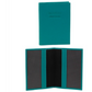 Pierre Cardin Slim Leather Passport Wallet Holder RFID Case Cover - Turquoise