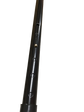 Metal WALKING STICK Travel Extendable Pole Compact Adjustable Lightweight - Black