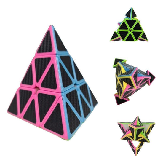 Educational Toys Pyraminx Triangle Cube Pyramid Brain Teaser Puzzle Cube