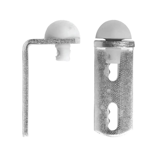Rolltrak Stop for Sliding Doors Metal w/ Rubber Stop R1760 (1 Pack of 2)