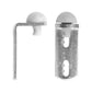 Rolltrak Stop for Sliding Doors Metal w/ Rubber Stop R1760 (1 Pack of 2)