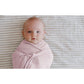 Ponchik Babies + Kids - Ribbed Swaddle Jersey Wrap - Love