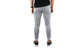 Mens Skinny Track Pants Joggers Trousers Gym Casual Sweat Cuffed Slim Trackies Fleece - Heather Grey - L