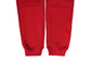 Mens Skinny Track Pants Joggers Trousers Gym Casual Sweat Cuffed Slim Trackies Fleece - Red - 3XL