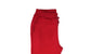 Mens Skinny Track Pants Joggers Trousers Gym Casual Sweat Cuffed Slim Trackies Fleece - Red - XXL