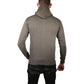 Adult Mens 100% Cotton Fleece Hoodie Jumper Pullover Sweater Warm Sweatshirt - Charcoal Grey - L