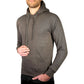 Adult Mens 100% Cotton Fleece Hoodie Jumper Pullover Sweater Warm Sweatshirt - Charcoal Grey - L