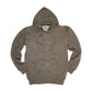 Adult Mens 100% Cotton Fleece Hoodie Jumper Pullover Sweater Warm Sweatshirt - Charcoal Grey - L