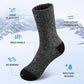 6 Pairs Heavy Duty Wool Blend Work Socks Extra Thick Cushion in Assorted Colours - 6-11