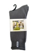 1 Pair Premium Mens Wool Heavy Duty Thick Work Socks Cushion Woolen - Grey - 7-11