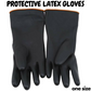 Latex Gloves Rubber PPE Industrial Anti Chemical Acid Heavy Duty Work