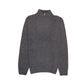 100% SHETLAND RAGG WOOL Half Zip Up Knit JUMPER Pullover Mens Sweater Knitted - Denim Blue (45) - 3XL - XXL