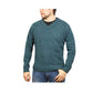 100% Shetland Ragg Wool V Neck Knit Jumper Pullover Mens Sweater Knitted - Sherwood - XXL